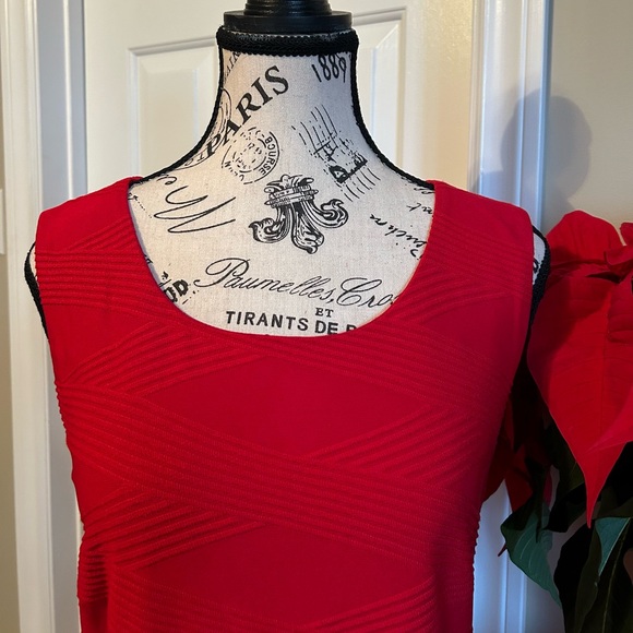 ✨🎄✨ RED SHEATH DRESS Size 10  NWT - Picture 2 of 8